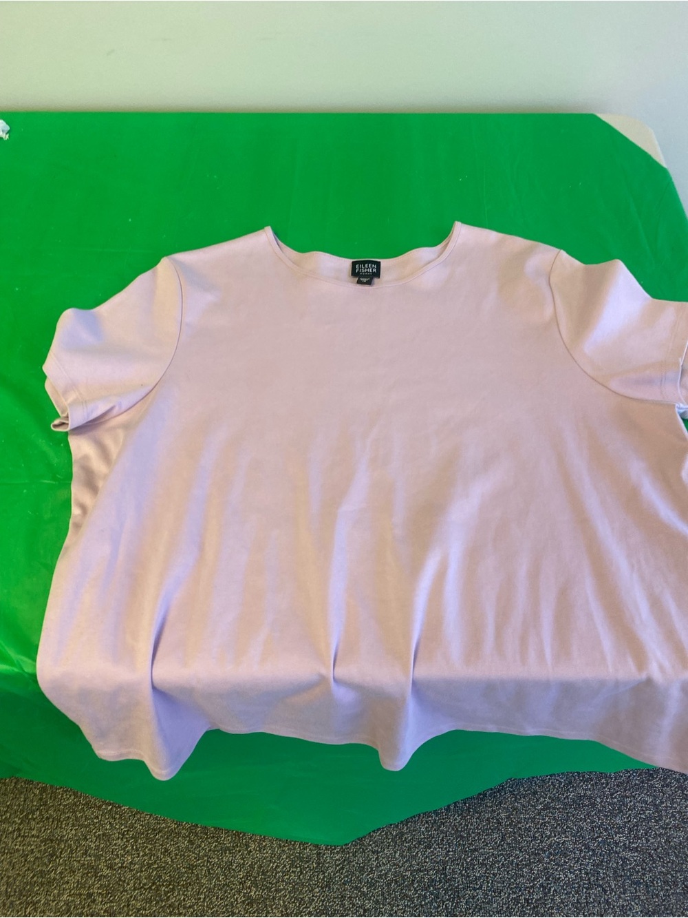 Eileen Fisher Dusty Pink Crew Neck Tee